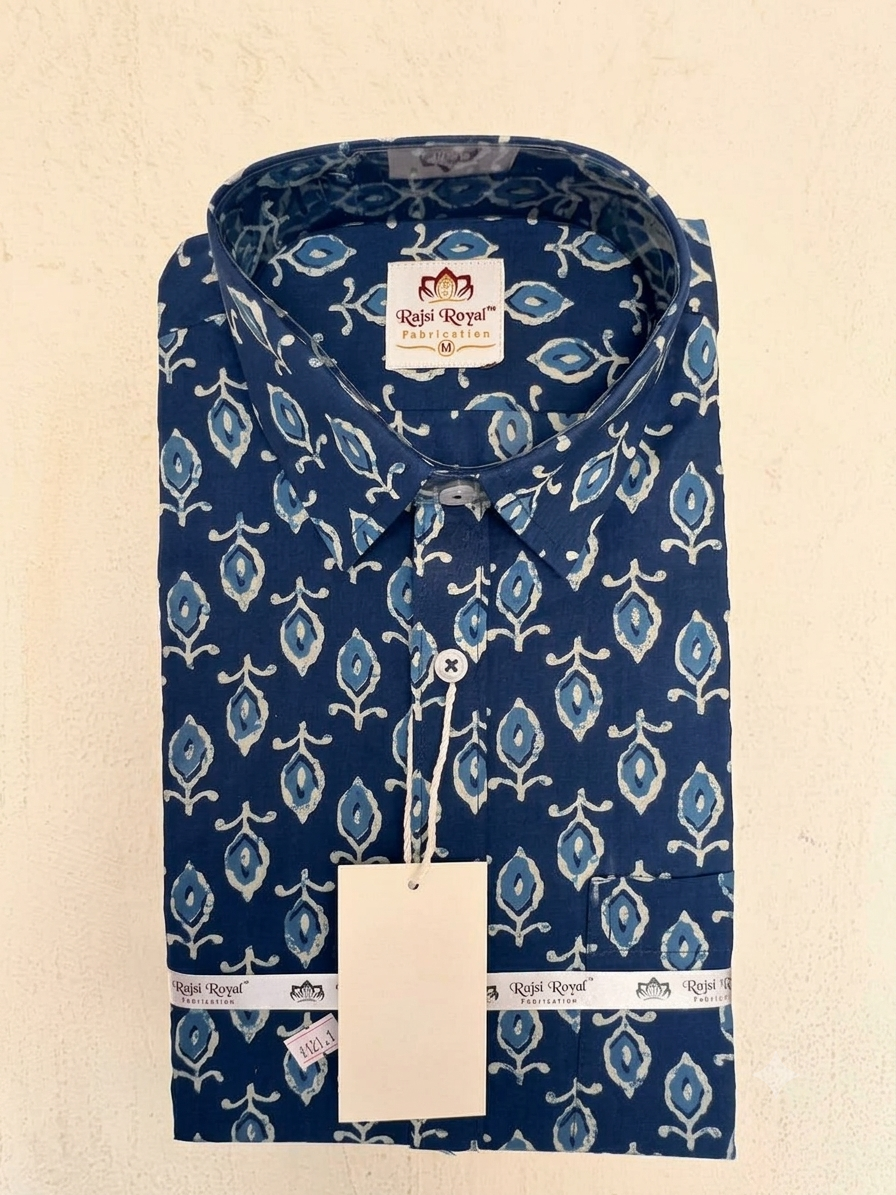 "Keri Buti" (Floral/Teardrop) Hand-Block 3