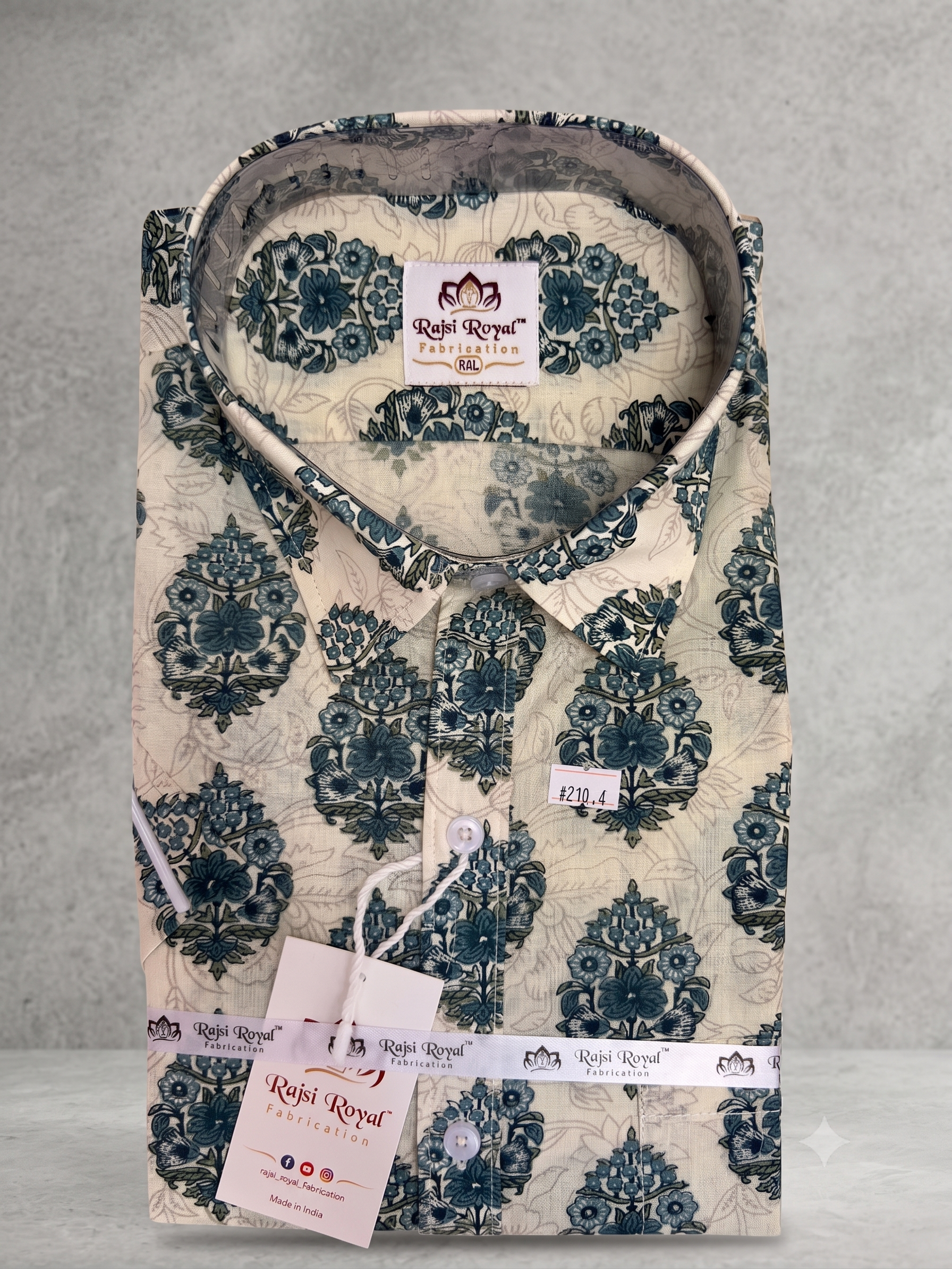 Traditional Floral Block Print 2