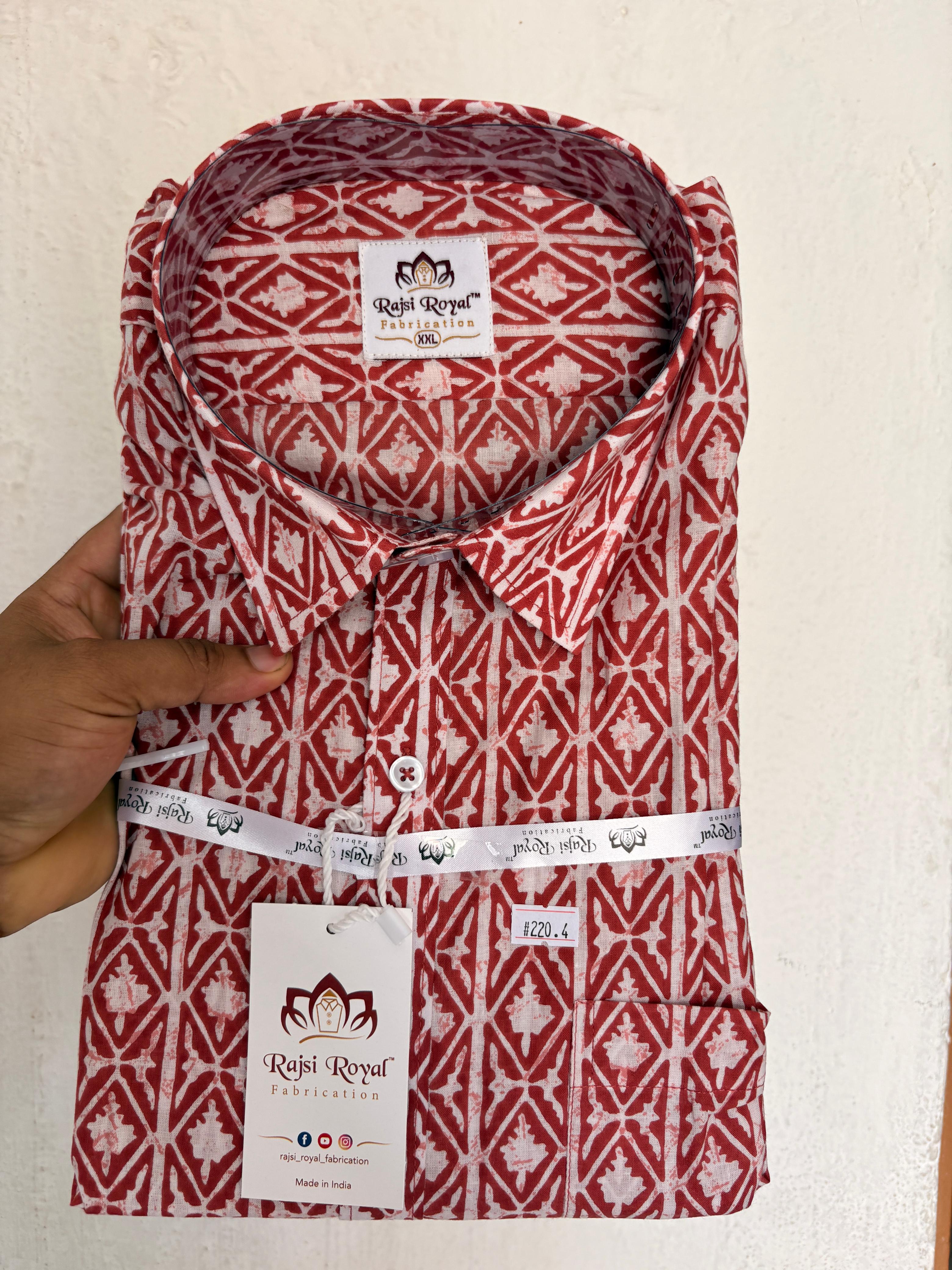 Traditional Geometric Block Print 2