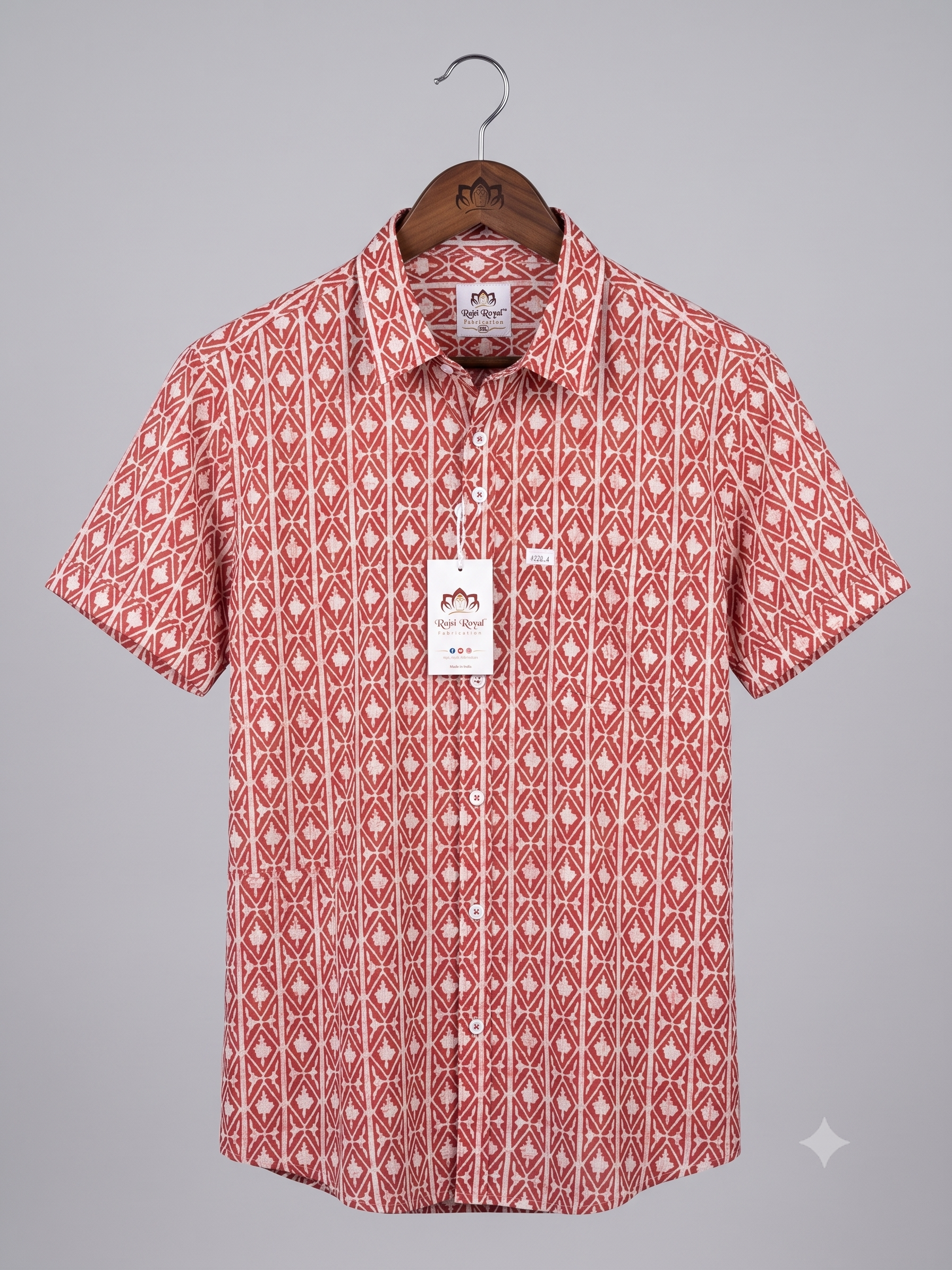 Traditional Geometric Block Print