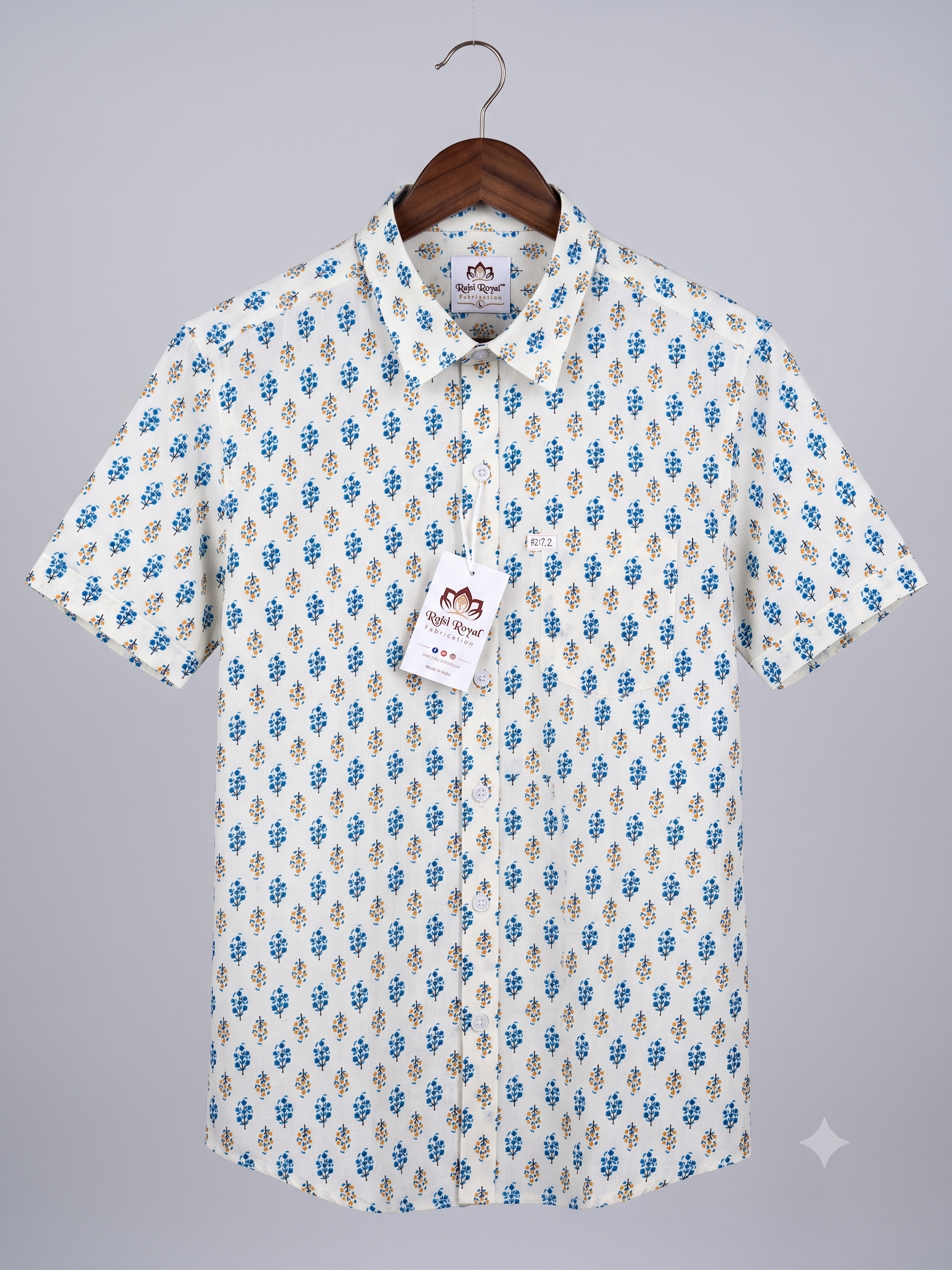 small floral motif print